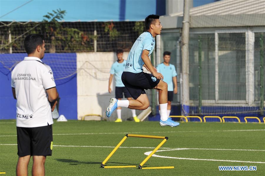 (SP)SPAIN-BARCELONA-RCD ESPANYOL TRAINING SESSION