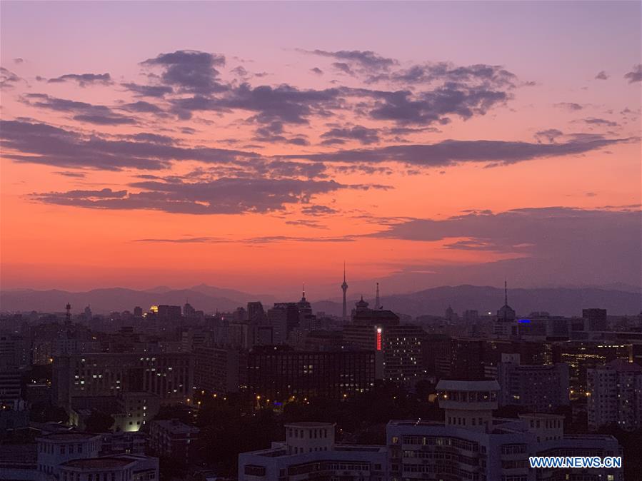 (BeijingCandid)CHINA-BEIJING-SUNSET(CN)