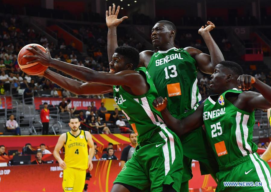 (SP)CHINA-DONGGUAN-BASKETBALL-FIBA WORLD CUP-GROUP H-AUSTRALIA VS SENEGAL (CN)