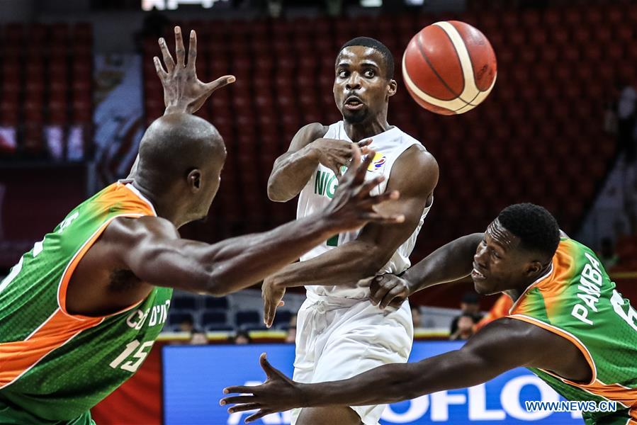 (SP)CHINA-GUANGZHOU-BASKETBALL-FIBA WORLD CUP-GROUP M-NGA VS CIV(CN)