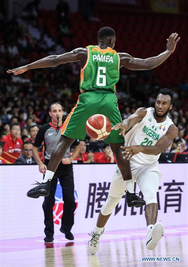 (SP)CHINA-GUANGZHOU-BASKETBALL-FIBA WORLD CUP-GROUP M-NGA VS CIV(CN)