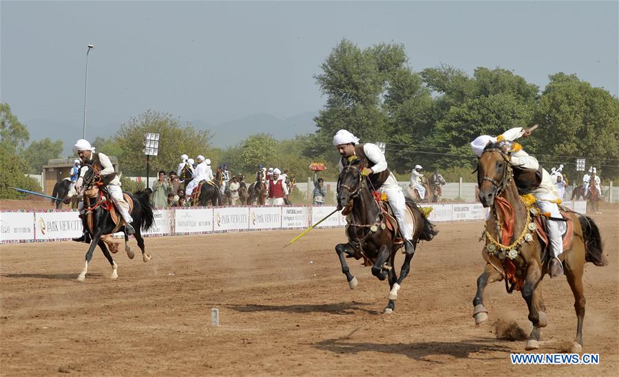 PAKISTAN-ISLAMABAD-TENT PEGGING COMPETITION