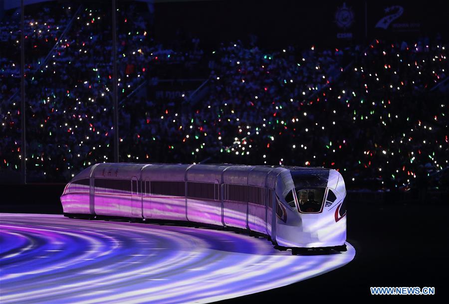 (SP)CHINA-WUHAN-7TH MILITARY WORLD GAMES-OPENING CEREMONY