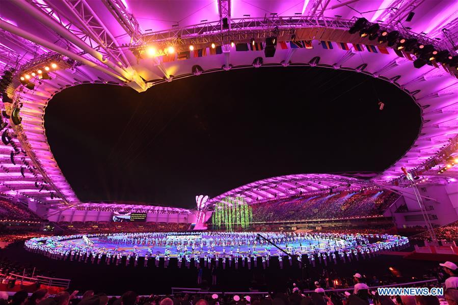 (SP)CHINA-WUHAN-7TH MILITARY WORLD GAMES-OPENING CEREMONY