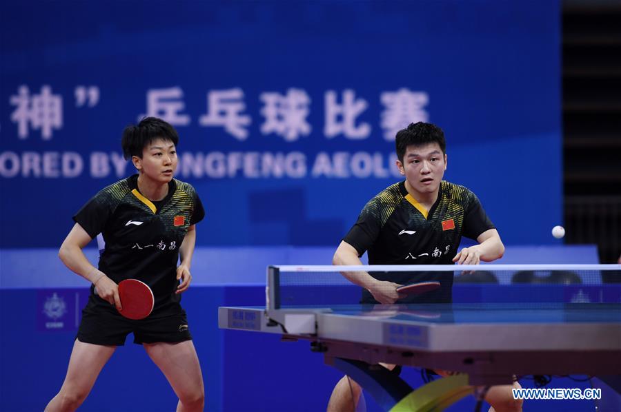 (SP)CHINA-WUHAN-7TH MILITARY WORLD GAMES-TABLE TENNIS(CN)