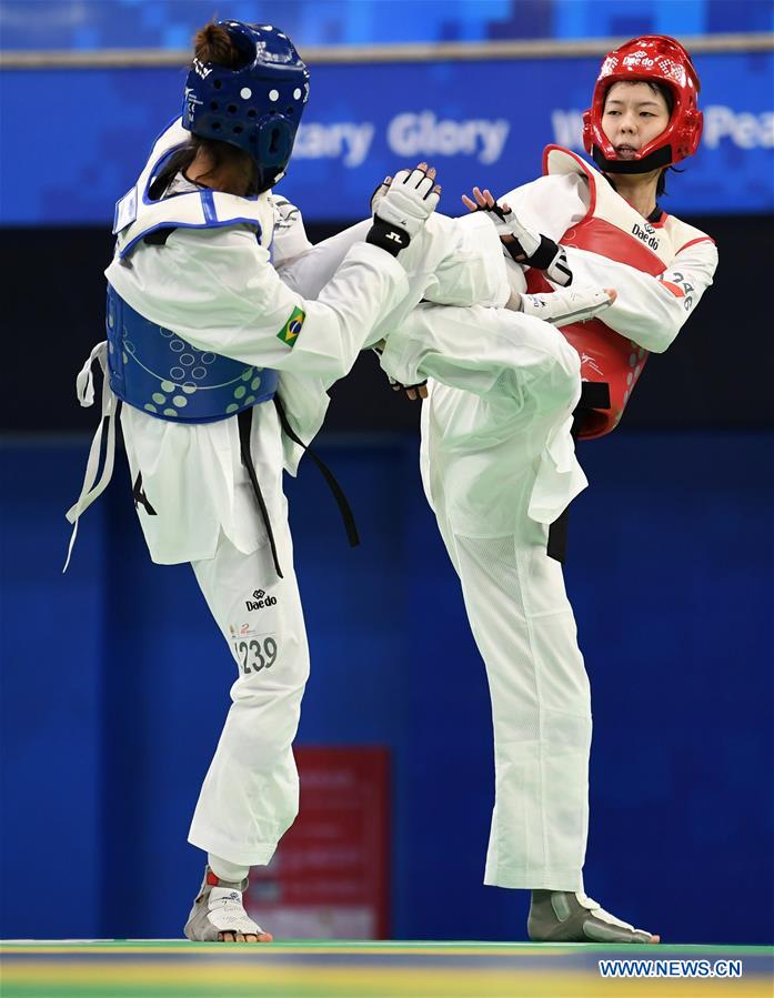 (SP)CHINA-WUHAN-7TH MILITARY WORLD GAMES-TAEKWONDO