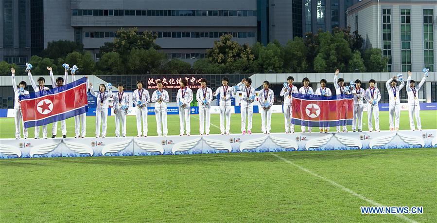 (SP)CHINA-WUHAN-7TH MILITARY WORLD GAMES-FOOTBALL