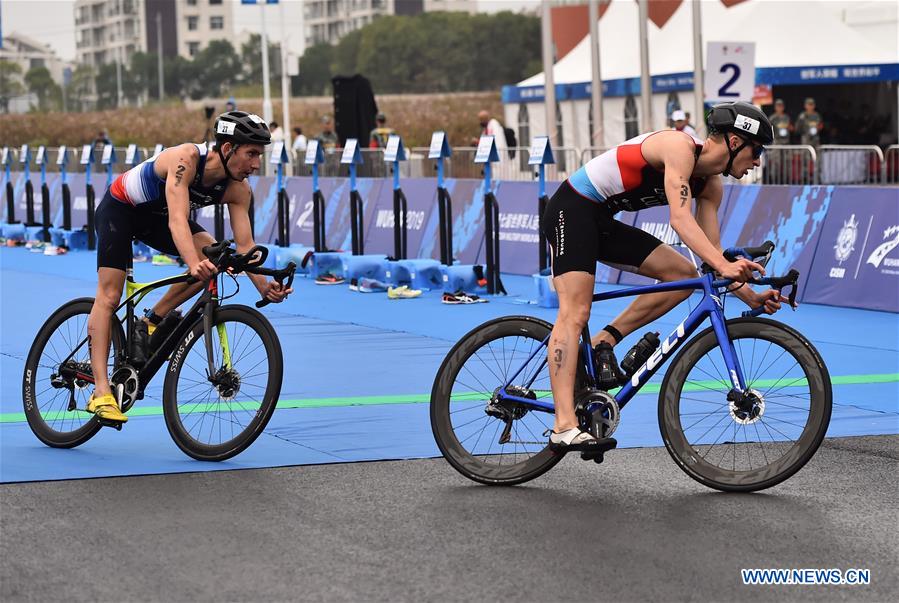 (SP)CHINA-WUHAN-7TH MILITARY WORLD GAMES-TRIATHLON