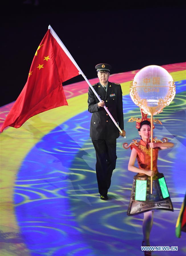 (SP)CHINA-WUHAN-7TH MILITARY WORLD GAMES-CLOSING CEREMONY