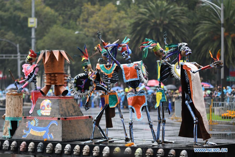 MEXICO-MEXICO CITY-DAY OF THE DEAD-PARADE