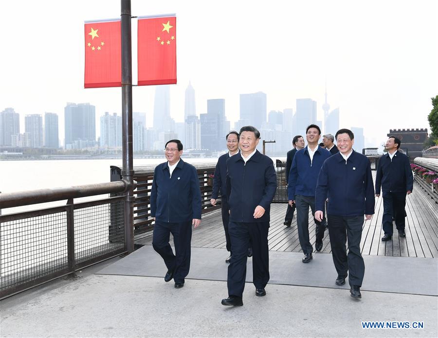 CHINA-SHANGHAI-XI JINPING-INSPECTION (CN)