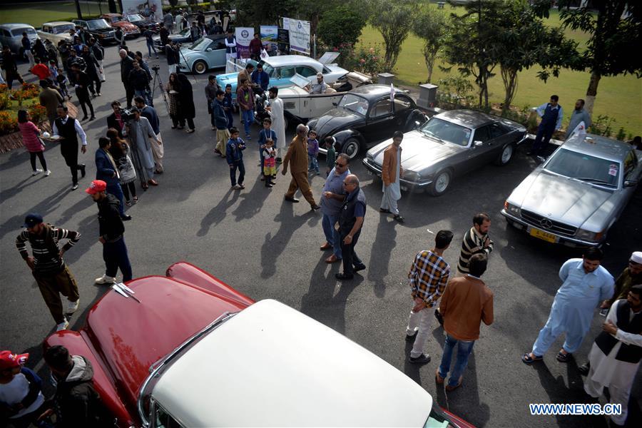 PAKISTAN-PESHAWAR-VINTAGE CAR-RALLY