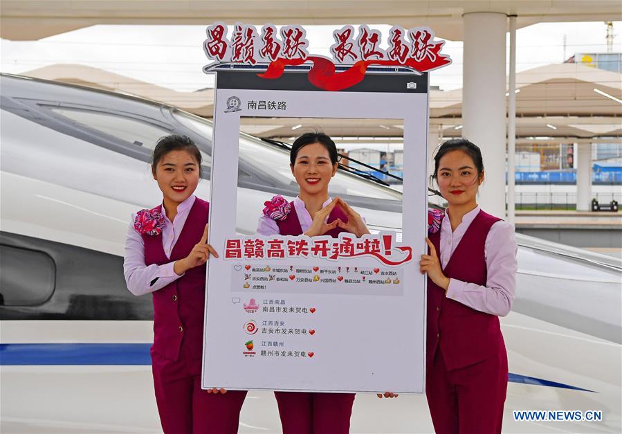 CHINA-JIANGXI-NANCHANG-GANZHOU-HIGH-SPEED RAILWAY-OPEN (CN)