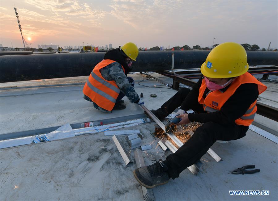 CHINA-HUBEI-WUHAN-LEISHENSHAN HOSPITAL-CONSTRUCTION (CN)