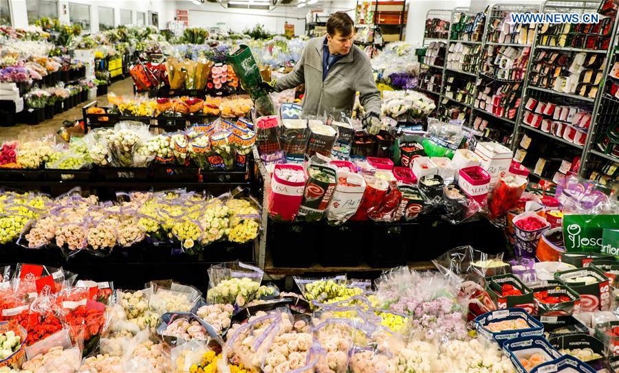 U.S.-CHICAGO-FLORAL MARKET-VALENTINE'S DAY