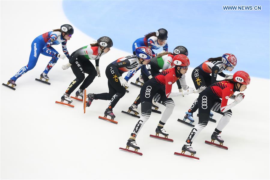 (SP)THE NETHERLANDS-DORDRECHT-ISU WORLD CUP-SHORT TRACK