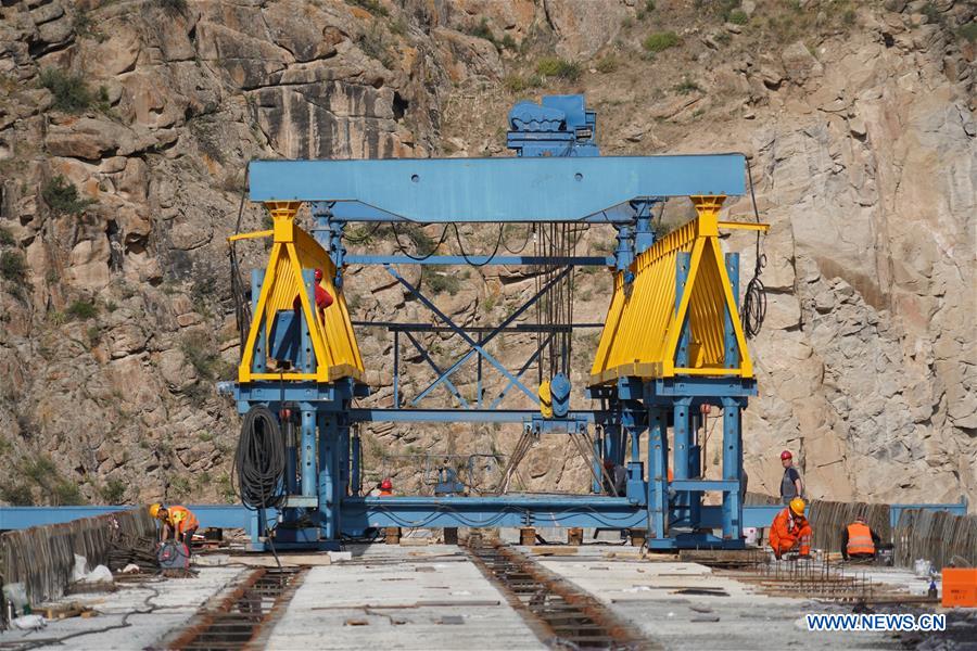 KYRGYZSTAN-JALAL-ABAD-CHINA-CONSTRUCTION-ROAD