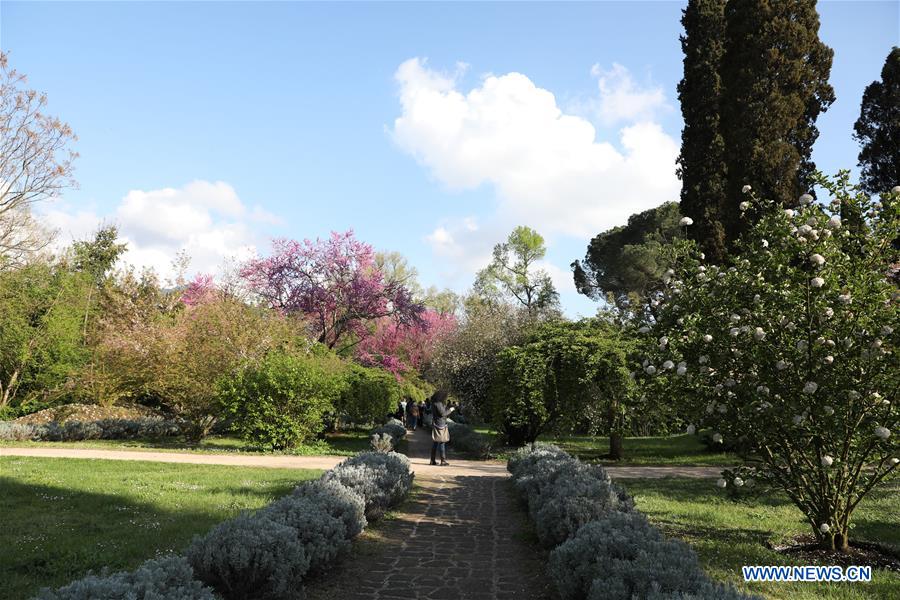 ITALY-CISTERNA-GARDEN OF NINFA