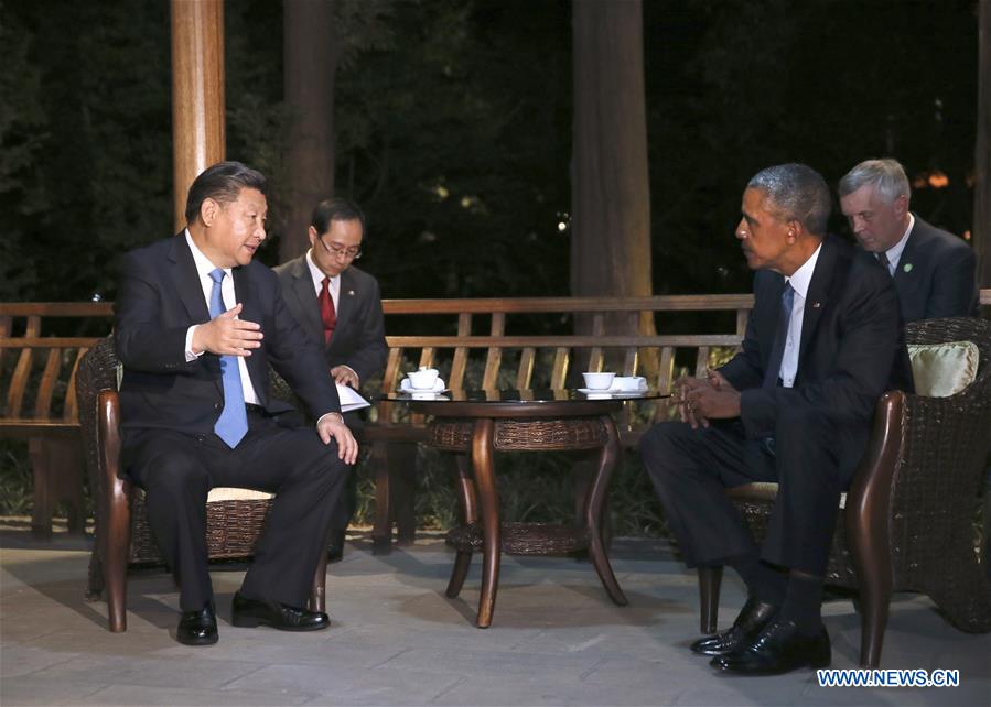 (G20 SUMMIT)CHINA-HANGZHOU-XI JINPING-US-OBAMA-MEETING (CN)