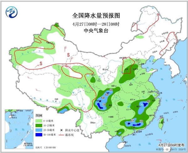 周末雨不休！南北方同迎大范围降水